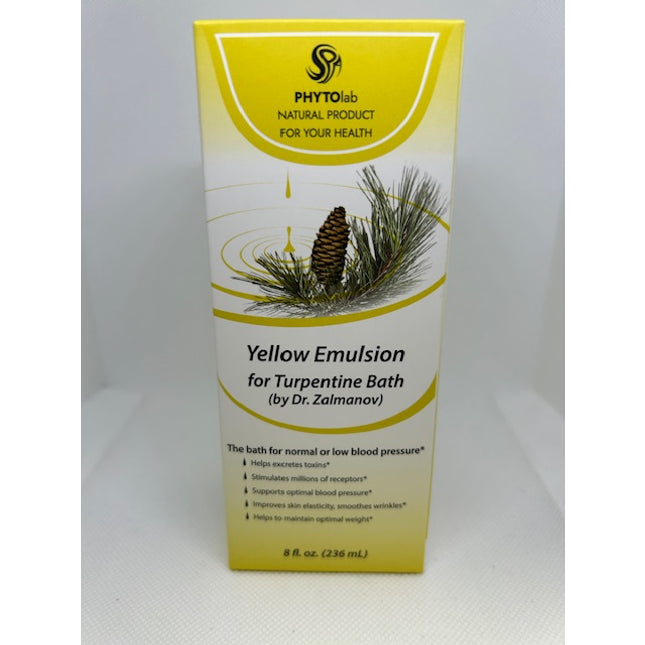 YELLOW EMULSION for Turpentine Bath (by Dr. Zalmanov)