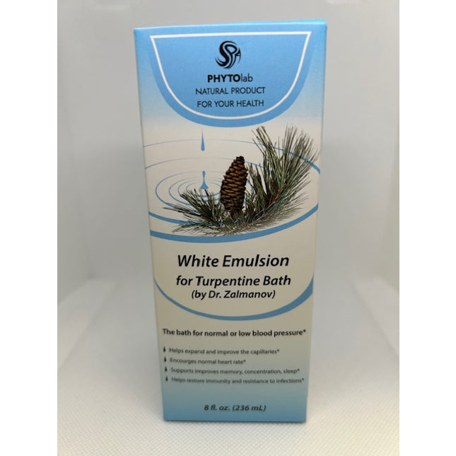 WHITE EMULSION FOR TURPENTINE BATH (BY DR. ZALMANOV)