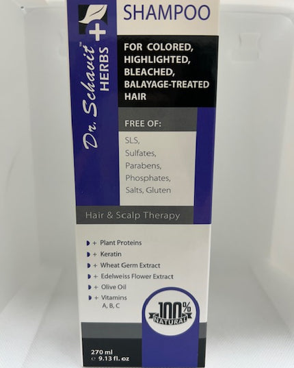 DR. SCHAVIT HERBS SHAMPOO FOR COLORED, BALAYAGE-TREATED HAIR 270ML