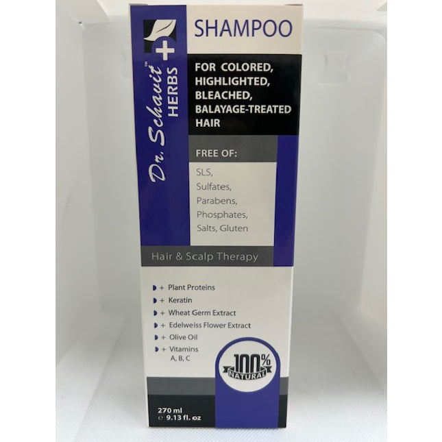 DR. SCHAVIT HERBS SHAMPOO FOR COLORED, BALAYAGE-TREATED HAIR 270ML