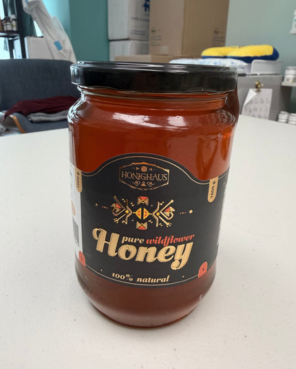 Honinghaus 100% Natural Honey  in Glass Jar, 1000 g