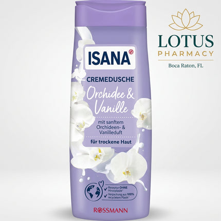 ISANA Shower Gel is a gently cleansing body wash with a warm scent. It is designed for everyday showering and helps cleanse the skin while leaving it feeling soft, refreshed, and lightly scented.

The creamy gel texture creates a pleasant lather and is suitable for regular body-care routines.