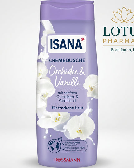ISANA Shower Gel is a gently cleansing body wash with a warm scent. It is designed for everyday showering and helps cleanse the skin while leaving it feeling soft, refreshed, and lightly scented.

The creamy gel texture creates a pleasant lather and is suitable for regular body-care routines.