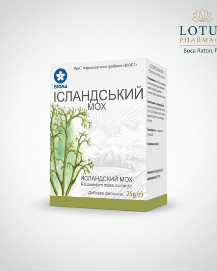 Icelandic Moss is a traditional herbal botanical widely used in natural wellness practices to help support respiratory comfort, throat soothing, and digestive balance. Rich in natural mucilaginous substances and bitter compounds, Cetraria islandica is commonly prepared as an herbal infusion or decoction.