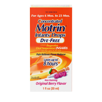 Infants Motrin, Infant Ibuprofen, Motrin Drops, Ibuprofen Drops, Infant Fever Reducer, Infant Pain Reliever, Dye Free Ibuprofen, Berry Flavor, Teething Relief, Infant Cold Relief, Infant Flu Relief, Ibuprofen 50mg 1.25mL, Baby Fever Medicine, Infant Oral Suspension, NSAID, Baby Health, Children's Health, Infant Wellness, Детский Мотрин, Ибупрофен Для Младенцев, Капли Ибупрофен, Жаропонижающее Для Детей, Обезболивающее Для Младенцев, Прорезывание Зубов, Детская Простуда, Детское Здоровье, Motrin Para Bebés, 