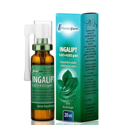 INGALIPT spray bottle and packaging on a white background
