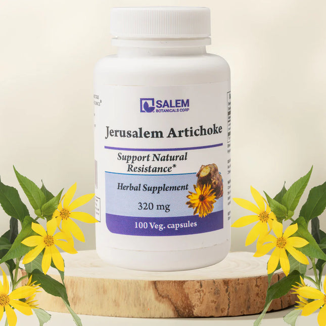 Jerusalem Artichoke (Helianthus tuberosus) 320 mg – 100 Capsules