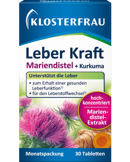 KLOSTERFRAU® Leber Kraft Tablets – 30 Tablets