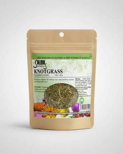 Knot grass (Polygonum aviculare) is a traditional herbal plant widely used in European botanical practices. The aerial parts are typically brewed as an infusion and valued for urinary, kidney, and connective tissue support.