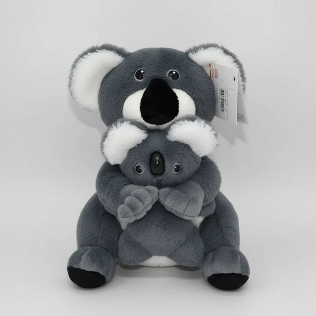 🐨 Koala with Baby — Plush Toy by Tigres

Meet the sweetest cuddle duo!
This ultra-soft plush koala with her tiny baby is designed to inspire warmth, love, and gentle play. The adorable baby koala sits safely in its mama’s arms — a perfect symbol of comfort and connection.