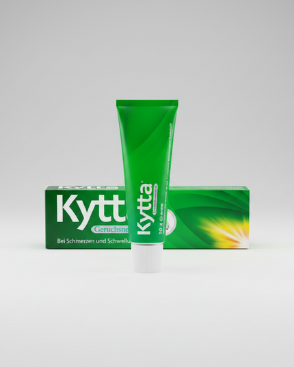 Kytta Odourless Cream is a herbal topical cream based on comfrey root extract (Symphytum officinale) formulated to provide analgesic (pain-relieving), anti-inflammatory, and decongestant effects for external discomfort in muscles and joints. Unlike regular Kytta creams, this odourless version is designed to be neutral in scent, so it’s convenient for use during the day or in public.