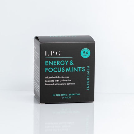 LPG Energy & Focus Mints – Peppermint Flavor, 54 Pieces
