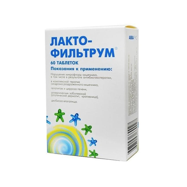 Lactofiltrum – 60 Tablets