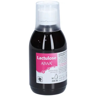 Lactulose AIWA is an osmotic laxative oral solution containing lactulose 670 mg per ml. 