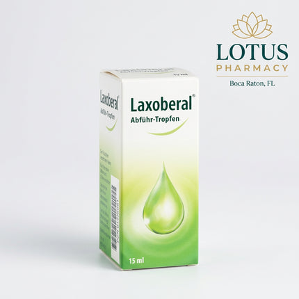 Laxoberal Abführ-Tropfen is a German oral laxative containing sodium picosulfate 7.5 mg/mL. It is used for the short-term treatment of constipation and for conditions in which easier bowel movements are desired.