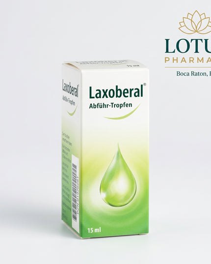 Laxoberal Abführ-Tropfen is a German oral laxative containing sodium picosulfate 7.5 mg/mL. It is used for the short-term treatment of constipation and for conditions in which easier bowel movements are desired.