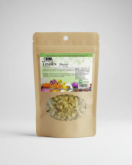 Linden flower is a traditional European herbal tea known for its calming, soothing, and immune-supporting properties. It is commonly used to help reduce stress, promote relaxation and sleep, and support the body during colds and flu. Linden flowers also help promote gentle sweating, which has been traditionally used to support natural detoxification during fever.