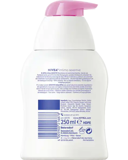 NIVEA Intimo Washing Lotion – Sensitive – 250 ml