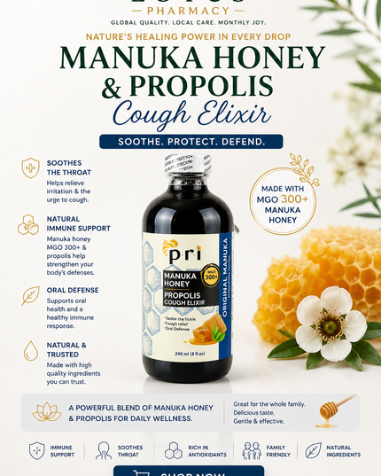PRI Original Propolis Cough Elixir – 240 ml