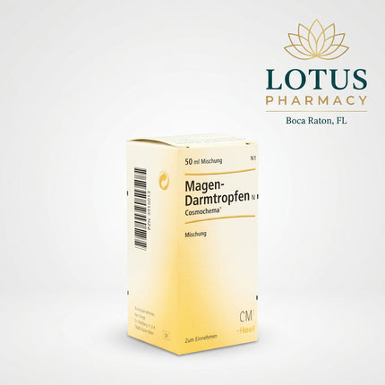 Magen-Darmtropfen N Cosmochema is a German homeopathic oral liquid formulated for functional digestive complaints affecting the stomach and intestines. It is traditionally used for symptoms such as bloating, abdominal discomfort, cramping, fullness, and digestive upset.