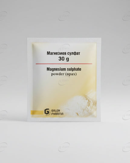 Magnesium Sulfate, commonly known as Epsom salt, is a mineral compound traditionally used for short-term digestive support and external relaxation applications. It is supplied as crystalline powder and may be used internally under medical guidance or externally in baths and compresses.