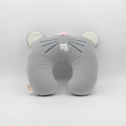 Make every trip cozy and fun!
This soft mouse-shaped travel neck pillow supports your child's head and neck during car rides, flights, or stroller naps. Designed with gentle plush fabric and ergonomic shape, it keeps little travelers comfortable and secure on the go. Cute, cuddly, and perfect for little adventurers!