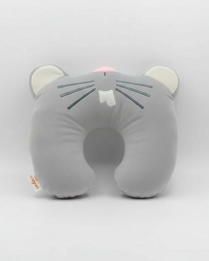 Make every trip cozy and fun!
This soft mouse-shaped travel neck pillow supports your child's head and neck during car rides, flights, or stroller naps. Designed with gentle plush fabric and ergonomic shape, it keeps little travelers comfortable and secure on the go. Cute, cuddly, and perfect for little adventurers!