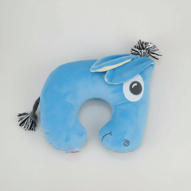 Meet your child’s cozy road-trip buddy!
This adorable donkey-shaped travel pillow provides gentle neck and head support, making naps during trips softer, safer, and more comfortable