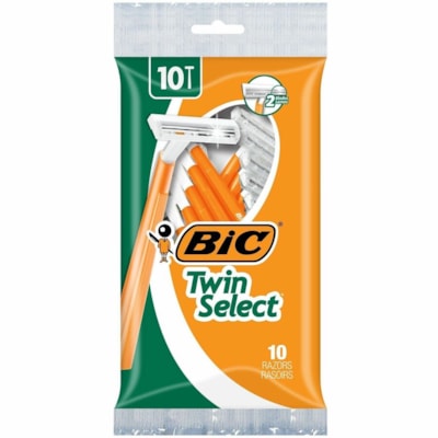 BIC Twin Select Disposable Razors are designed for men seeking a simple, precise shave with a 2-blade shaving head. The slim head helps maneuver around areas such as the jawline and neck, while the longer tapered handle provides added control during shaving. The product is marketed for a comfortable shave and is commonly positioned for sensitive skin. Walmart
Each package contains 10 disposable razors, making it a convenient option for everyday grooming, travel, or backup use.