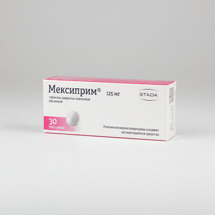 mexiprim, mexiprim 125 mg, ethylmethylhydroxypyridine succinate, antioxidant, neuroprotective, brain health, cognitive support, cerebral circulation, memory support, neurological support, oxidative stress, hypoxia support, cerebrovascular health, european pharmacy, мексиприм, мексиприм 125 мг, этилметилгидроксипиридина сукцинат, антиоксидант, нейропротектор, здоровье мозга, память, когнитивная поддержка, мозговое кровообращение, неврология, farmacia europea, mexiprim 125 mg, etilmetilhidroxipiridina succina