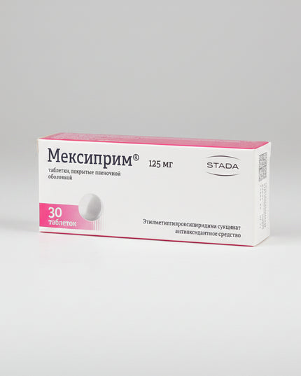 mexiprim, mexiprim 125 mg, ethylmethylhydroxypyridine succinate, antioxidant, neuroprotective, brain health, cognitive support, cerebral circulation, memory support, neurological support, oxidative stress, hypoxia support, cerebrovascular health, european pharmacy, мексиприм, мексиприм 125 мг, этилметилгидроксипиридина сукцинат, антиоксидант, нейропротектор, здоровье мозга, память, когнитивная поддержка, мозговое кровообращение, неврология, farmacia europea, mexiprim 125 mg, etilmetilhidroxipiridina succina