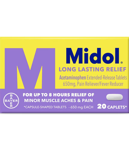 Midol, Midol Long Lasting Relief, Midol Extended Relief, Acetaminophen 650 mg, Menstrual Cramp Relief, Period Pain Relief, Women's Health, Menstrual Support, Long Lasting Pain Relief, Extended Release Acetaminophen, Headache Relief, Backache Relief, Muscle Ache Relief, Period Care, Pain Reliever, Caffeine Free, Menstrual Comfort, Family Wellness, Bayer Midol, OTC Pain Relief, Мидол, Менструальные Спазмы, Боль При Месячных, Ацетаминофен 650 мг, Обезболивающее, Женское Здоровье, Головная Боль, Боль В Спине, М