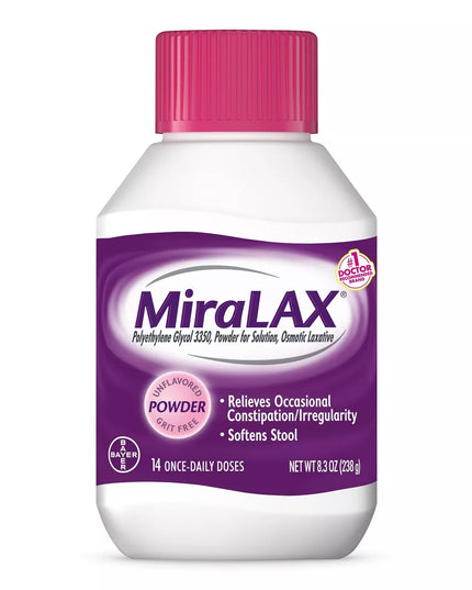 MiraLAX® Powder for Solution – Osmotic Laxative