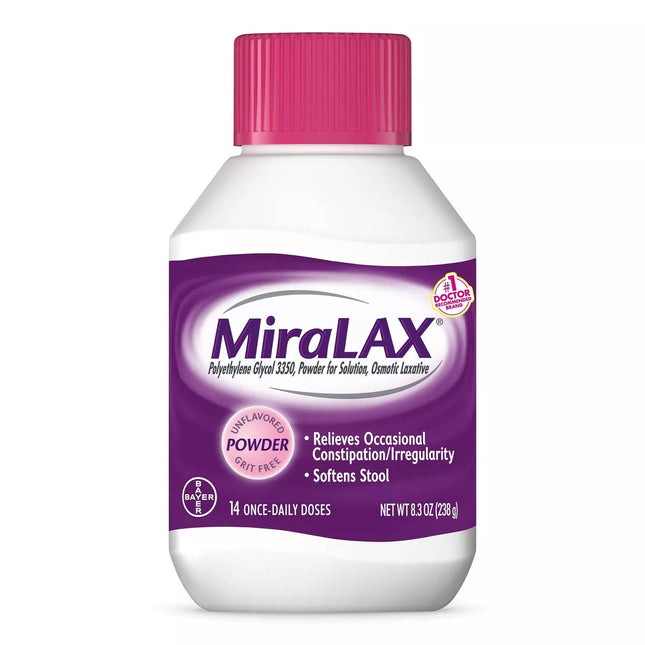 MiraLAX® Powder for Solution – Osmotic Laxative