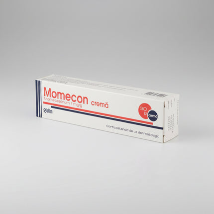 Momecon Cream is a topical corticosteroid formulated with mometasone furoate, designed to help relieve inflammation, itching, redness, and irritation associated with eczema, dermatitis, allergic skin reactions, psoriasis, and other inflammatory skin conditions. The lightweight cream absorbs quickly and provides targeted relief for sensitive or irritated areas.