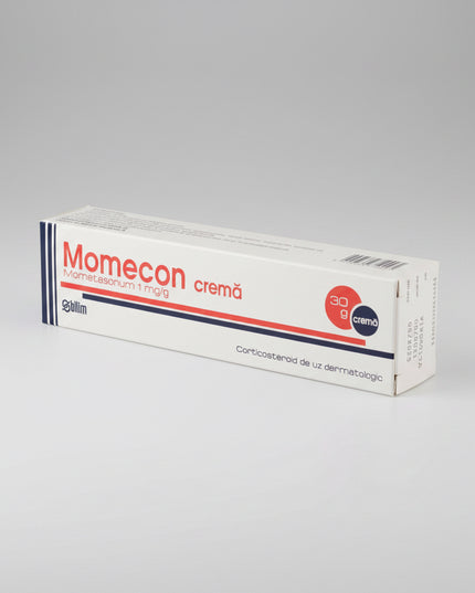 Momecon Cream is a topical corticosteroid formulated with mometasone furoate, designed to help relieve inflammation, itching, redness, and irritation associated with eczema, dermatitis, allergic skin reactions, psoriasis, and other inflammatory skin conditions. The lightweight cream absorbs quickly and provides targeted relief for sensitive or irritated areas.