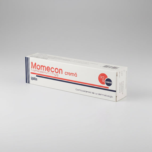 Momecon Cream is a topical corticosteroid formulated with mometasone furoate, designed to help relieve inflammation, itching, redness, and irritation associated with eczema, dermatitis, allergic skin reactions, psoriasis, and other inflammatory skin conditions. The lightweight cream absorbs quickly and provides targeted relief for sensitive or irritated areas.