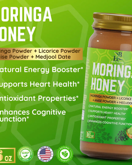 Miel de moringa – 16 oz