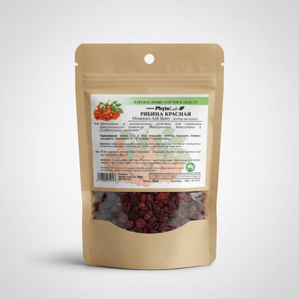 Mountain Ash Berries, also known as Red Rowan Berries (Sorbus aucuparia), are dried whole berries traditionally used in European herbal medicine and herbal teas. Rich in naturally occurring antioxidants, flavonoids, carotenoids, vitamin C, and polyphenols, rowan berries have long been valued to support overall wellness, digestive health, and immune function. The dried berries can be brewed as a tea, prepared as an herbal infusion, or incorporated into traditional herbal recipes.