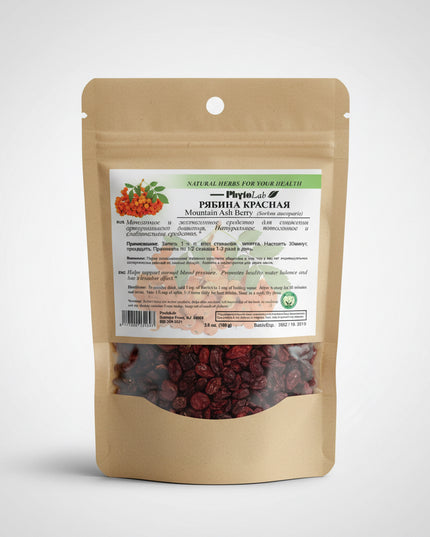 Mountain Ash Berries, also known as Red Rowan Berries (Sorbus aucuparia), are dried whole berries traditionally used in European herbal medicine and herbal teas. Rich in naturally occurring antioxidants, flavonoids, carotenoids, vitamin C, and polyphenols, rowan berries have long been valued to support overall wellness, digestive health, and immune function. The dried berries can be brewed as a tea, prepared as an herbal infusion, or incorporated into traditional herbal recipes.