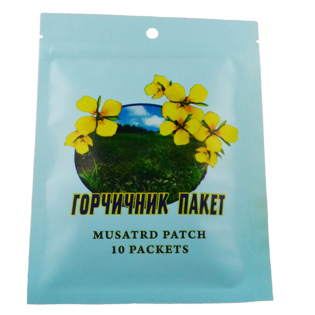 Paquet de 10 Patches de Moutarde (Горчичники)