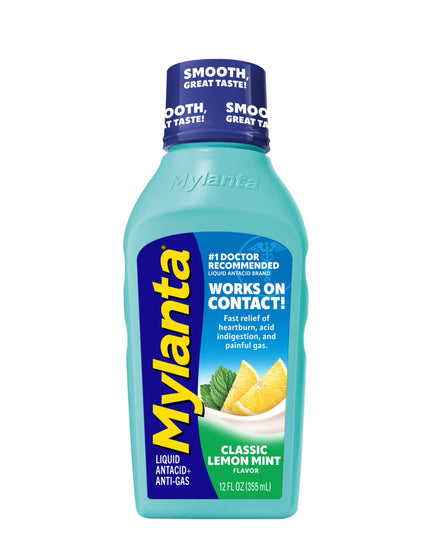 Mylanta, Mylanta Classic, Mylanta Lemon Mint, Liquid Antacid, Anti Gas Relief, Calcium Carbonate, Magnesium Hydroxide, Simethicone, Heartburn Relief, Acid Indigestion Relief, Sour Stomach Relief, Upset Stomach Relief, Gas Relief, Bloating Relief, Digestive Health, Fast Acting Antacid, Liquid Heartburn Relief, Stomach Comfort, Travel Essentials, Family Wellness, Майланта, Антацид, Изжога, Кислотное Несварение, Симетикон, Вздутие Живота, Газообразование, Расстройство Желудка, Здоровье Пищеварения, Средство От