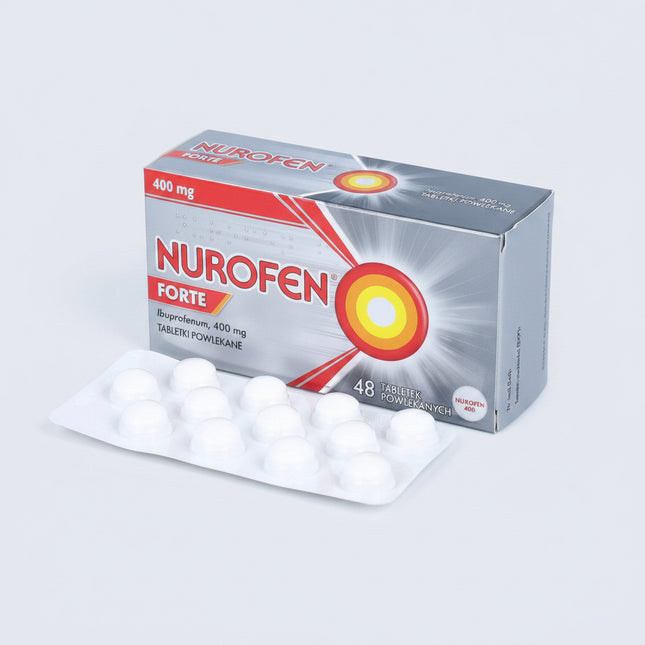 NUROFEN® 400 mg is a fast-buprofen pain reliever designed to help reduce headaches, migraines, toothache, menstrual pain, muscle aches, joint pain, and fever. The higher 400 mg strength provides effective relief for moderate to strong pain by reducing inflammation and blocking pain signals.