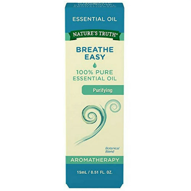 Nature’s Truth Essential Oil Breathe Easy, 0.51 oz (15 ml)
