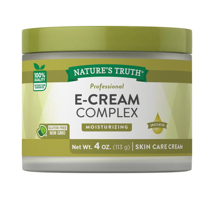 Jar of Nature's Truth E-Cream Complex on a white background