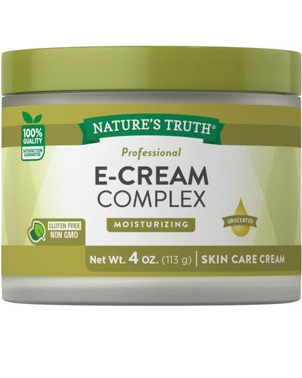 Jar of Nature's Truth E-Cream Complex on a white background