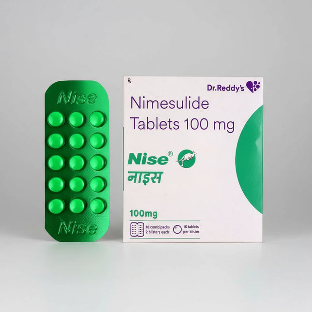 Nimid (Nimesulide) 100 mg Tablets – 10,20,30 ct (Нимид таблетки)

Nimid Tablets contain nimesulide, a nonsteroidal anti-inflammatory drug (NSAID) with analgesic and antipyretic properties. Nimesulide works by selectively inhibiting the COX-2 enzyme, helping reduce inflammation, pain, and fever associated with acute and chronic inflammatory conditions.