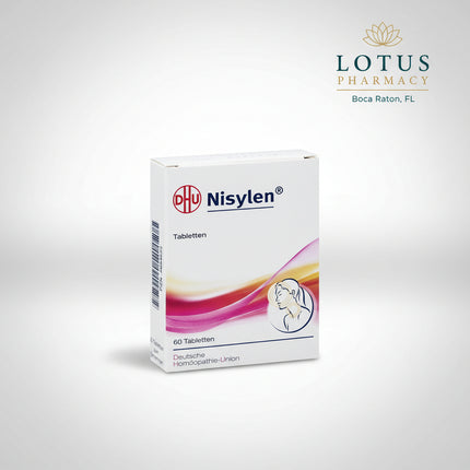 Nisylen® Tablets are a German homeopathic medicinal product from DHU (Deutsche Homöopathie-Union) traditionally used for feverish colds and flu-like infections. The official German indication is derived from the homeopathic remedy profiles and includes feverish cold illnesses such as influenza-like infections.
