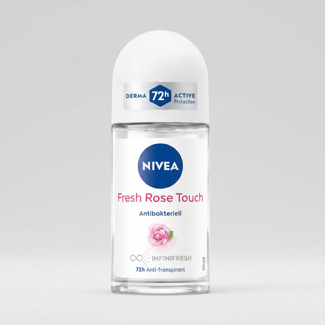 Nivea Roll-On Deodorant is a daily-use antiperspirant formulated to provide long-lasting freshness and odor protection while caring for the delicate underarm skin. The gentle roll-on formula helps reduce perspiration and body odor while leaving the skin feeling comfortable and refreshed.

Suitable for everyday use and compatible with most skin types.