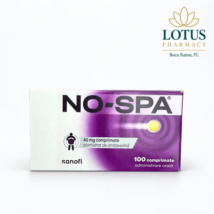 No-Spa is a widely used antispasmodic medication that helps relieve pain and discomfort caused by&nbsp;smooth muscle spasms. Its active ingredient, drotaverine, works by directly relaxing smooth muscles in internal organs without affecting the central nervous system.